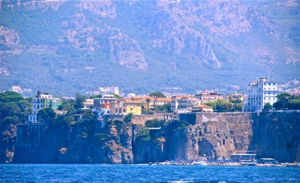 August on the Sorrentine Peninsula.